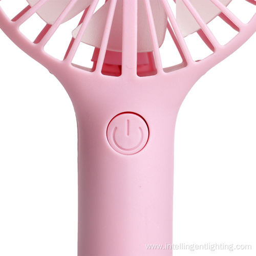 Rechargeable USB Handheld Fan With Phone Holder